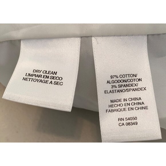 Jones Wear Dress Black White Geometric Pattern Sleeveless V-Neck w/ Belt Size 4 - Picture 4 of 9